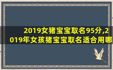 2019女猪宝宝取名95分,2019年女孩猪宝宝取名适合用哪些字