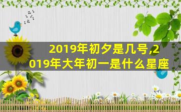 2019年初夕是几号,2019年大年初一是什么星座