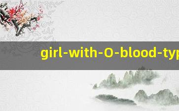 girl-with-O-blood-type