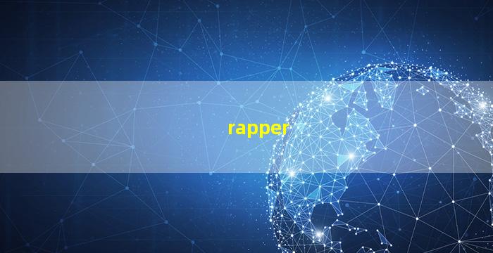 rapper
