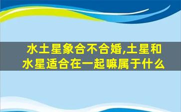 水土星象合不合婚,土星和水星适合在一起嘛属于什么